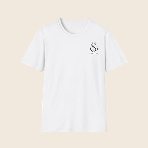 Minimalist Logo T‑Shirt — Sheitan Monogram Chest Print