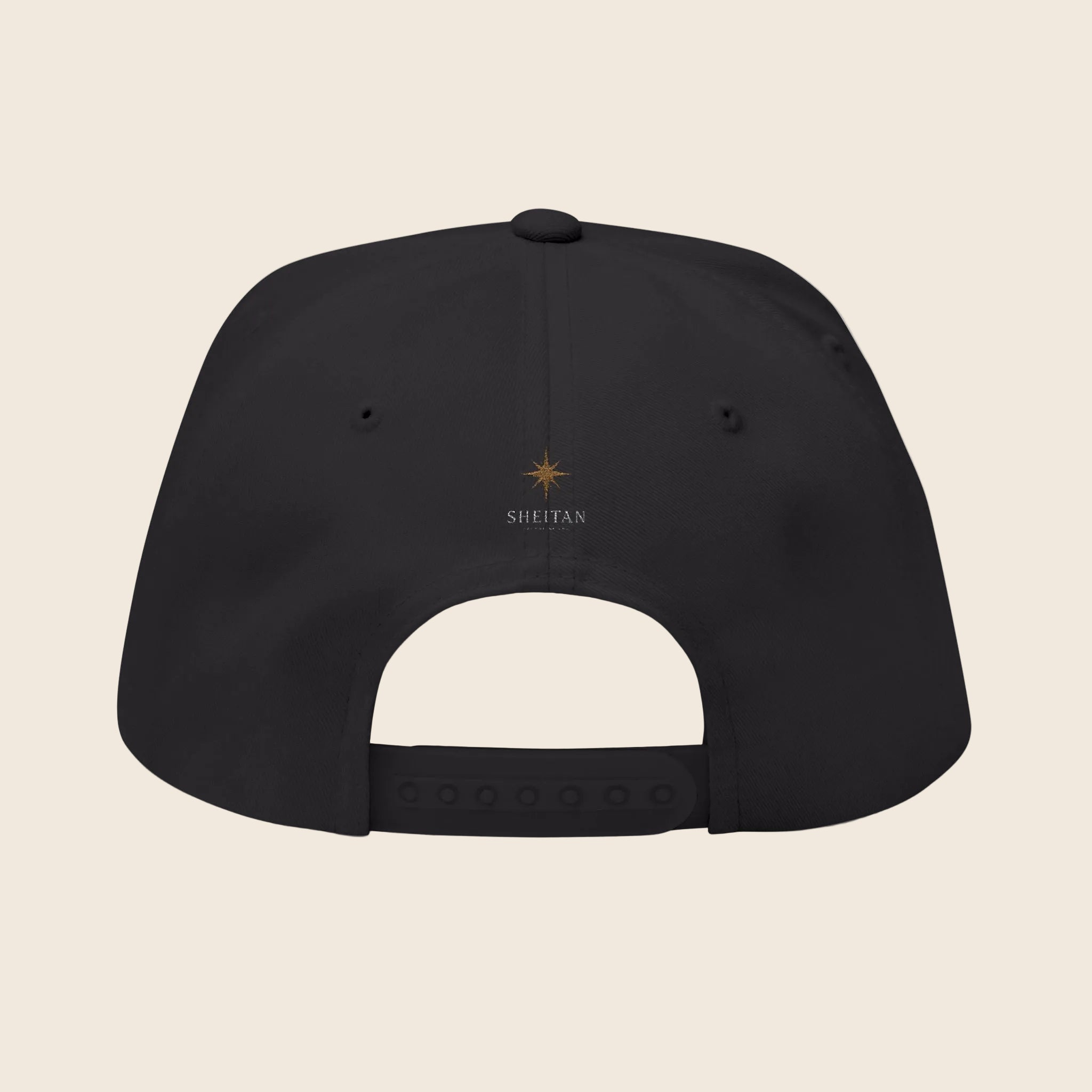 Nativity Embroidered Flat Bill Cap — Star & Manger Snapback